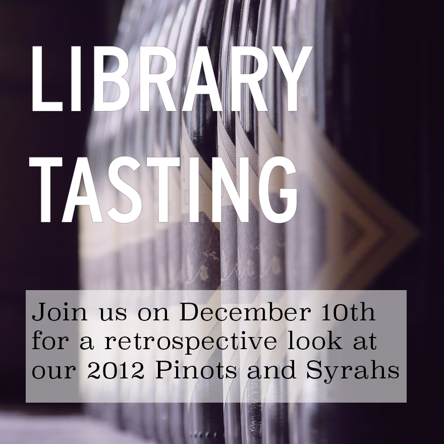 Library Tasting 12/10 – Looking Back on our 2012’s